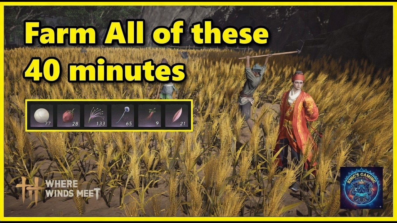 Farm the whole map in just 40 Minutes - Where winds meet