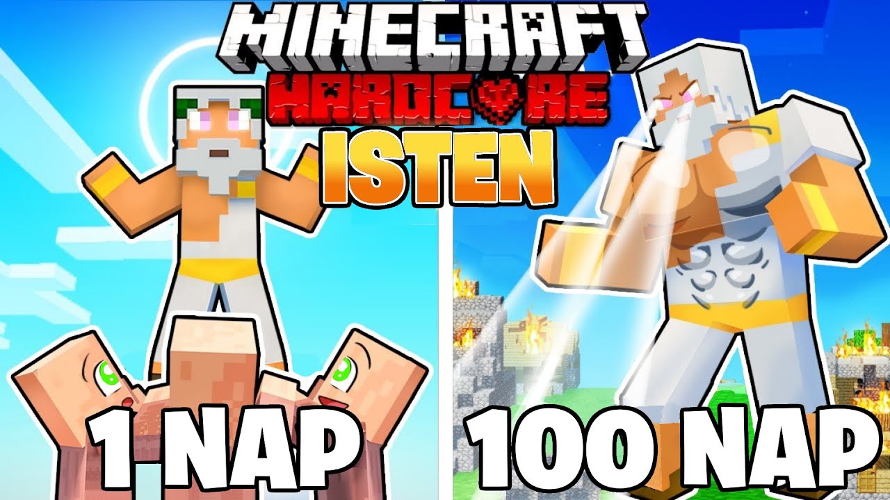 T&Uacute;L&Eacute;LTEM 100 NAPOT ISTENK&Eacute;NT MINECRAFT HARDCOREBAN!
