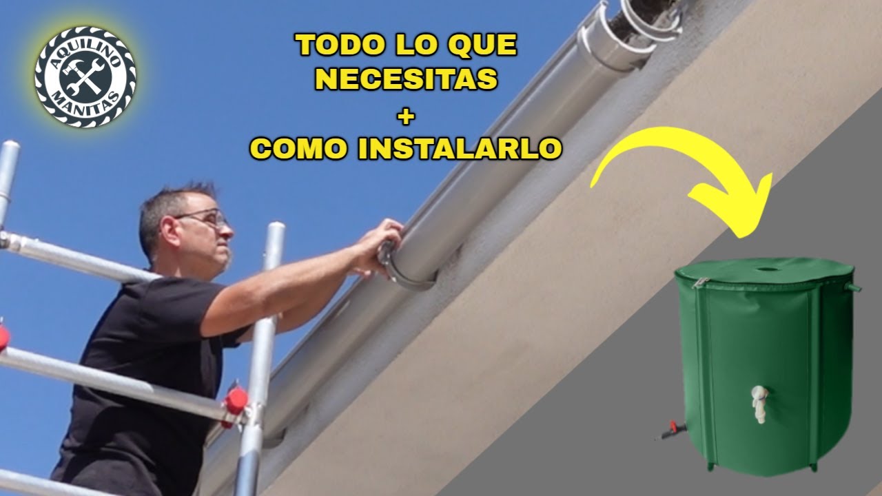 Cómo RECICLAR Agua de Lluvia en Casa FÁCIL y rápido