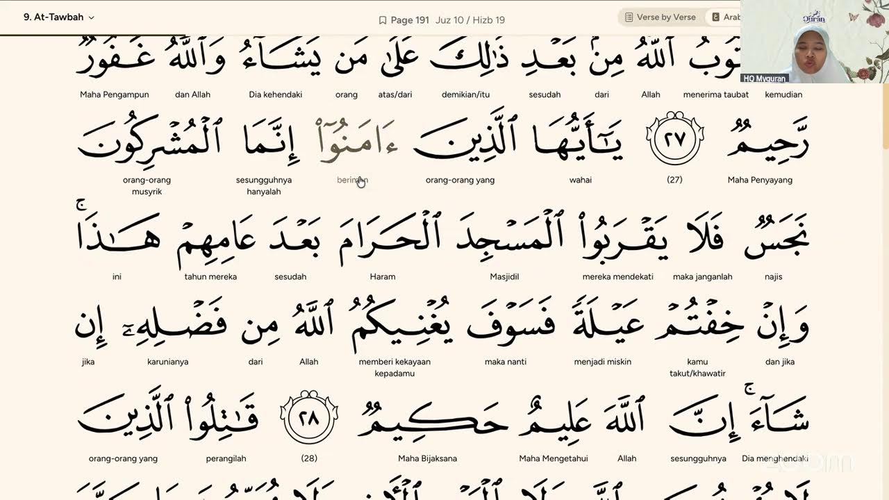 ZUHURUL QURAN 2026 MS 182 - 191