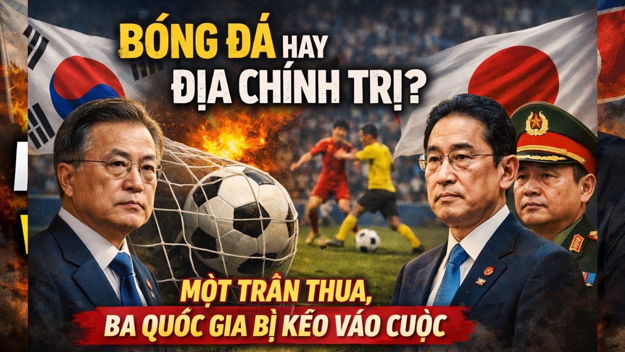 BÓNG ĐÁ HAY ĐỊA CHÍNH TRỊ MỘT TRẬN THUA, BA QUỐC GIA BỊ KÉO VÀO CUỘC