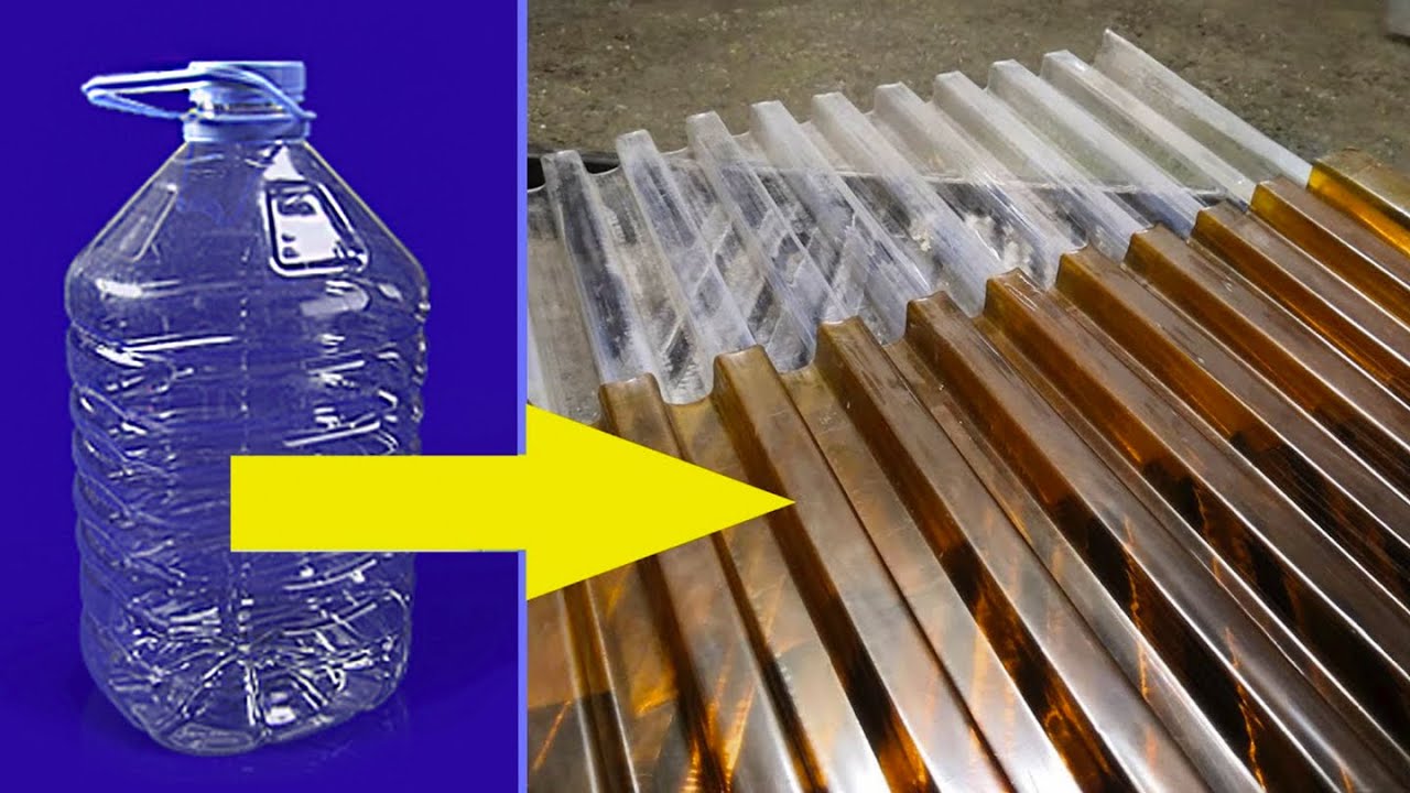 SLATE, SHINGLES MADE OF PLASTIC BOTTLES