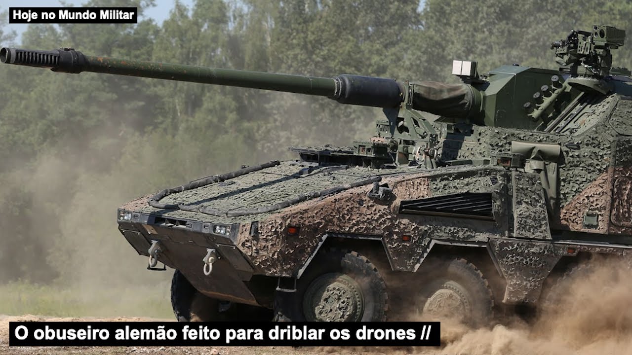 O obuseiro alemão feito para driblar os drones