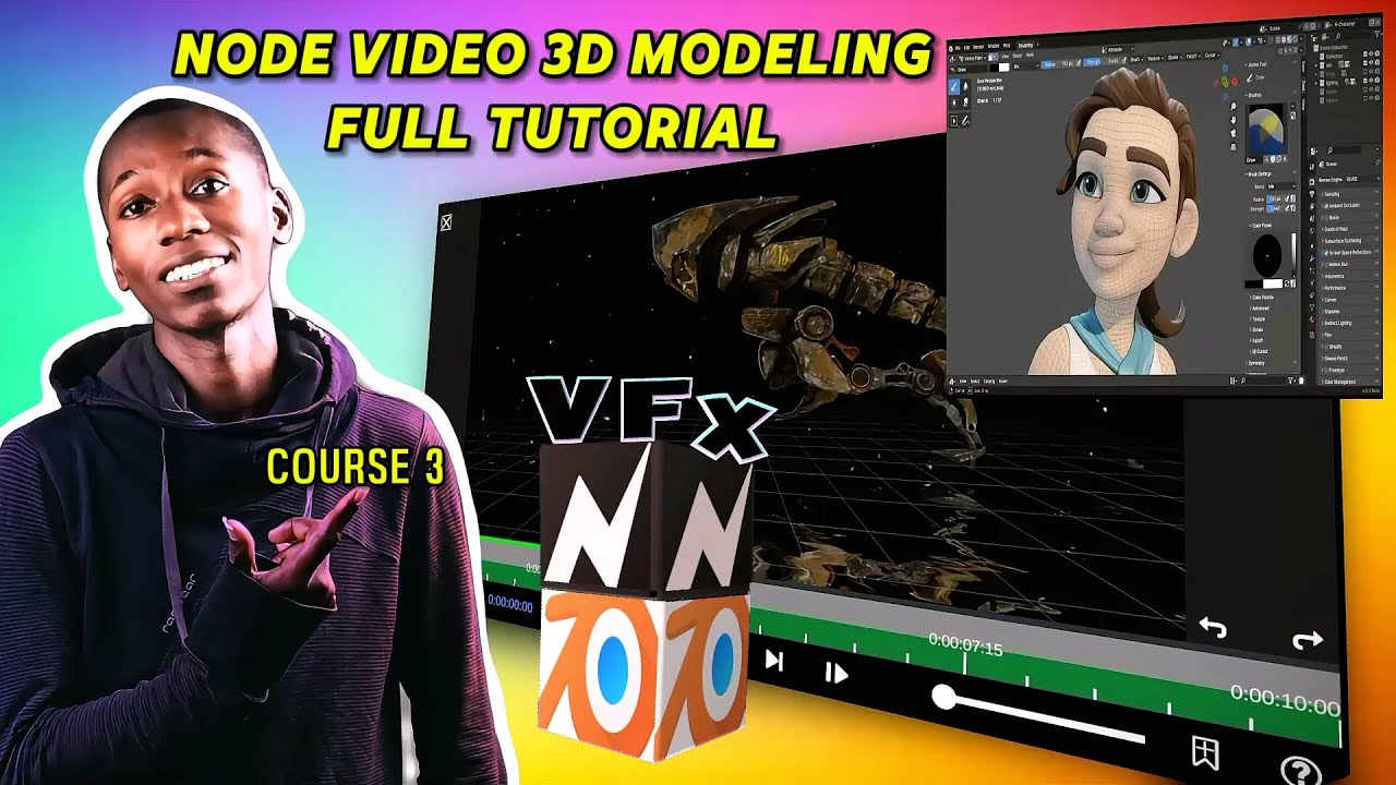 Видеоролик 3D Modeling Node: полное руководство по редактированию