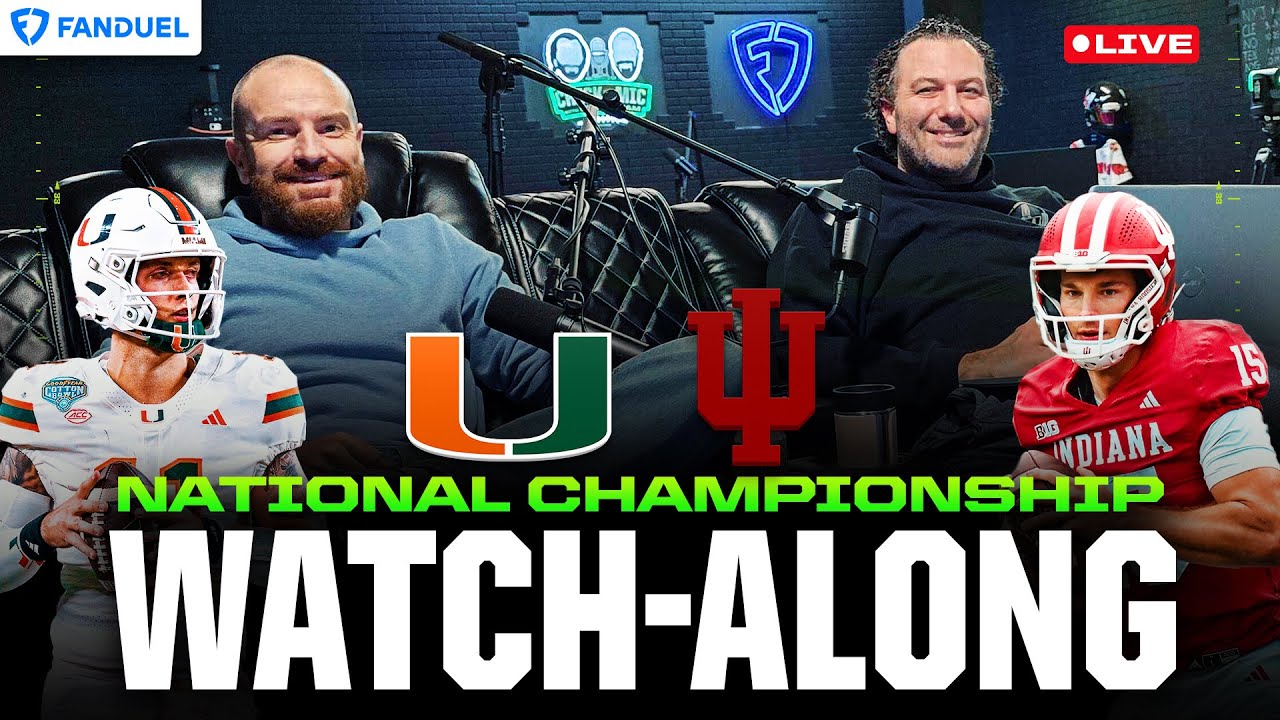 Miami vs. Indiana 🚨 CFB National Championship Watch-Along 👀 w/ Mike Renner