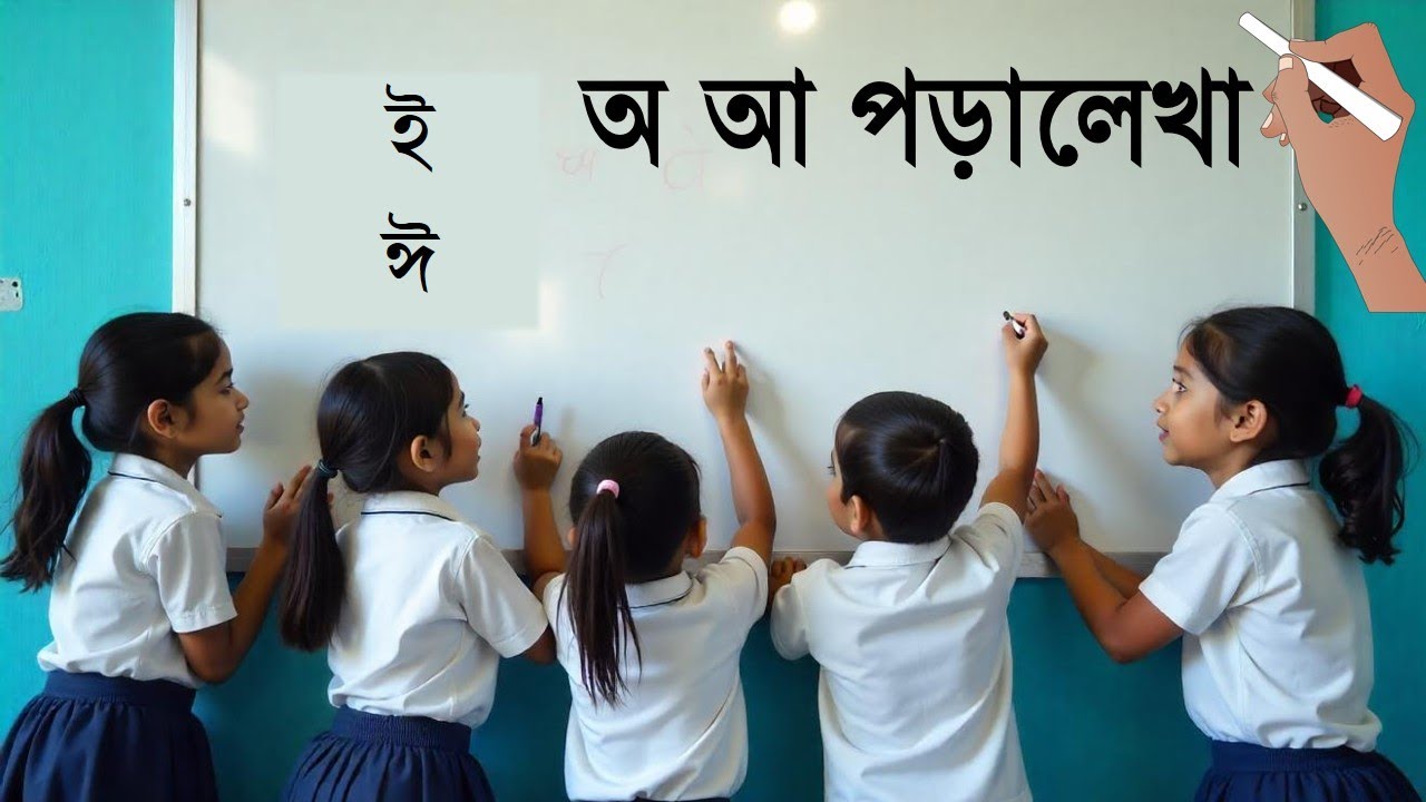 এসো বাংলা শিখি || বাংলা বর্ণমালা অ আ ই ঈ স্বরবর্ণ শিক্ষা || Preschool Learning Bangla Alphabet