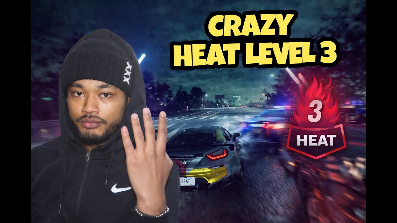 NFS Heat | Crazy Heat Level 3 Chase