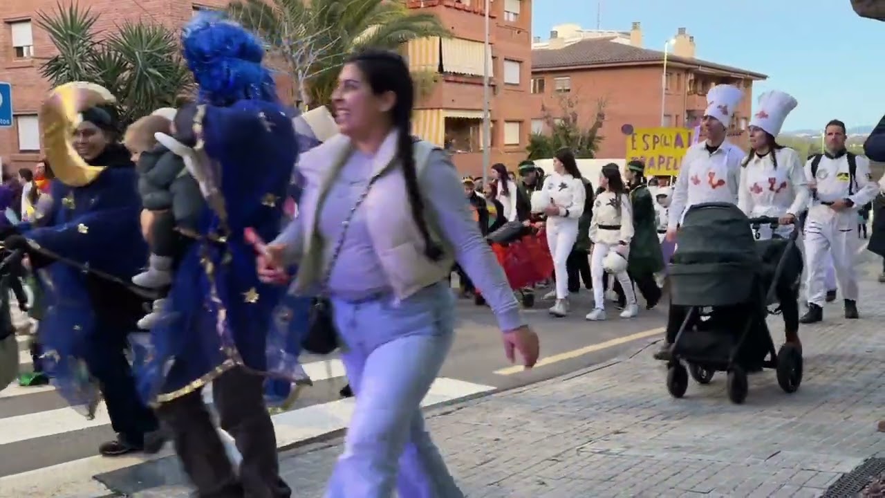 Carnaval in the village. Carnaval en el pueblo.