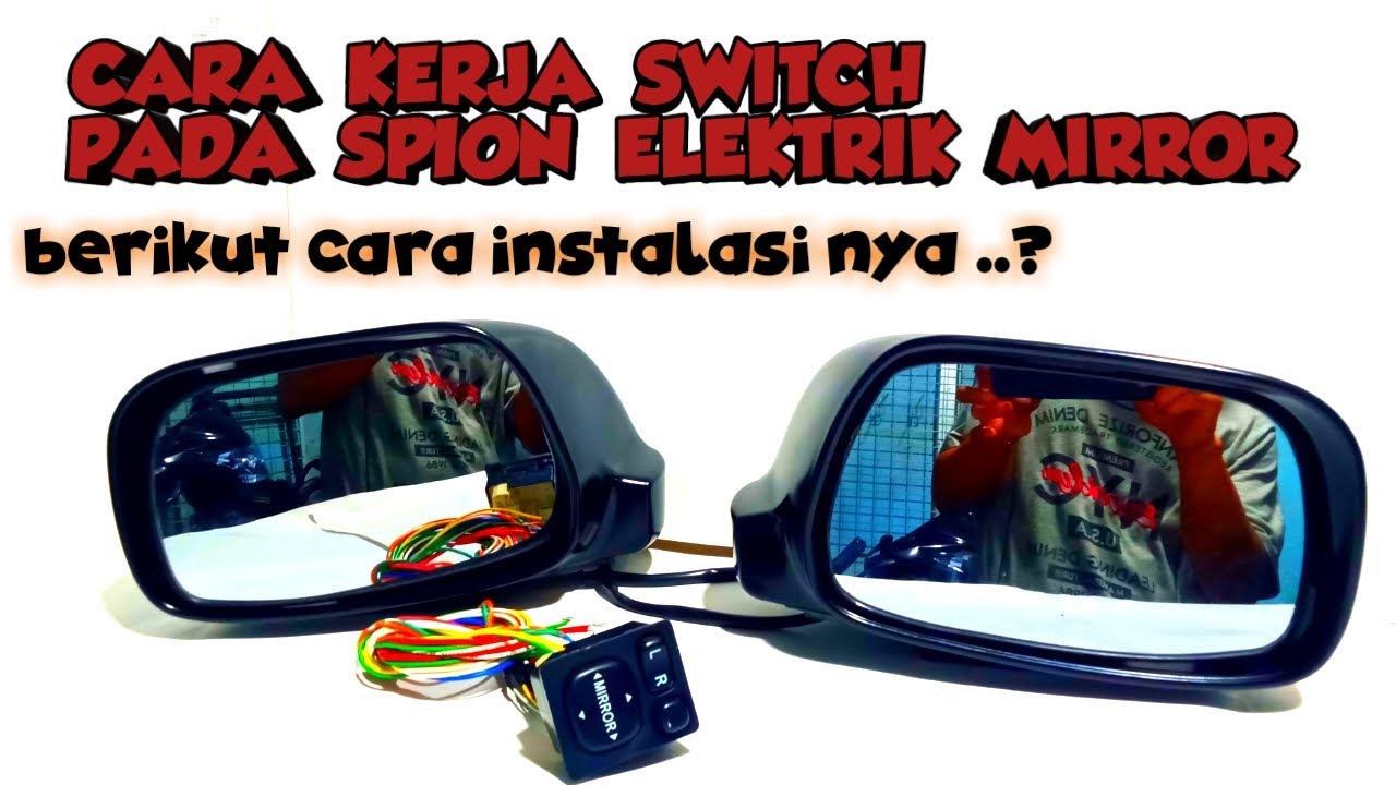 CARA INSTALASI SWICTH PADA SPION ELEKTRIK AGAR KACA BERGERAK DENGAN BENAR