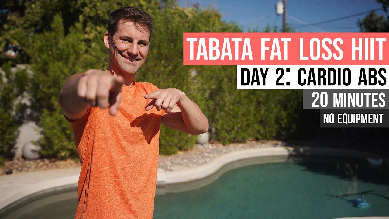 Day 2: 20 Minute Tabata Fat Loss HIIT Series (No Equipment)