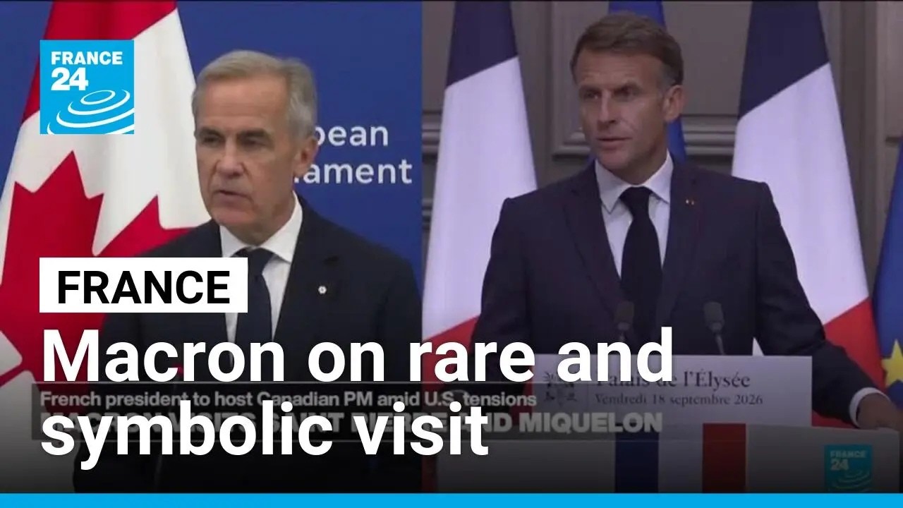 France's Macron hosts Canadian PM Carney amid US tensions &bull; FRANCE 24 English