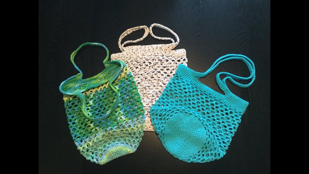 HOW TO - CROCHET A NET MARKET BAG - FULL TUTORIAL & PATTERN