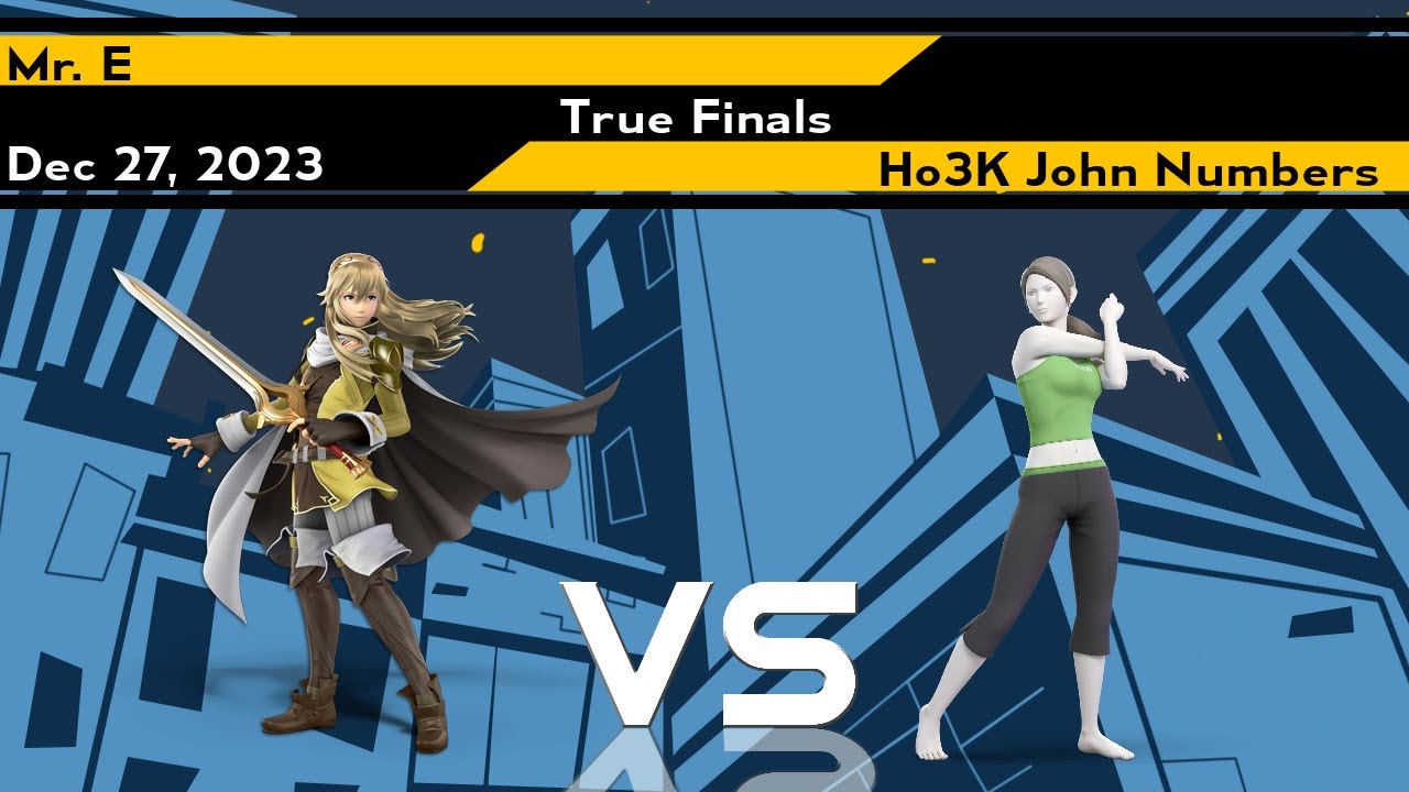 Xeno324 Grand FInals - Mr. E (Lucina) vs John Numbers (Wii Fit) - Smash Ultimate SSBU Tournament