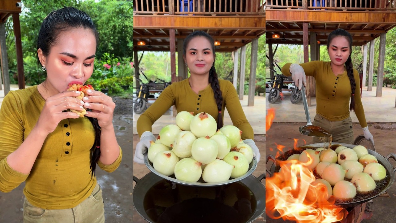 Amazing cooking deep fried onion recipe