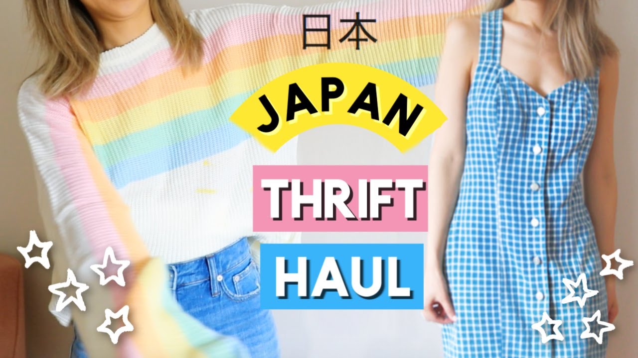 Thrift Shopping in Japan! Japanese Clothing Haul 2019