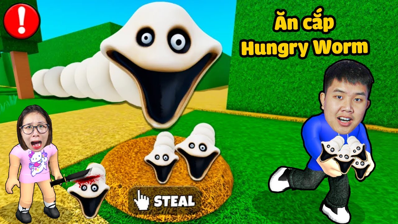 bqThanh và Ốc Troll Bắt Trộm Con Của HUNGRY WORM Bị Sâu Mẹ Đuổi Cắn Chạy Té Khói
