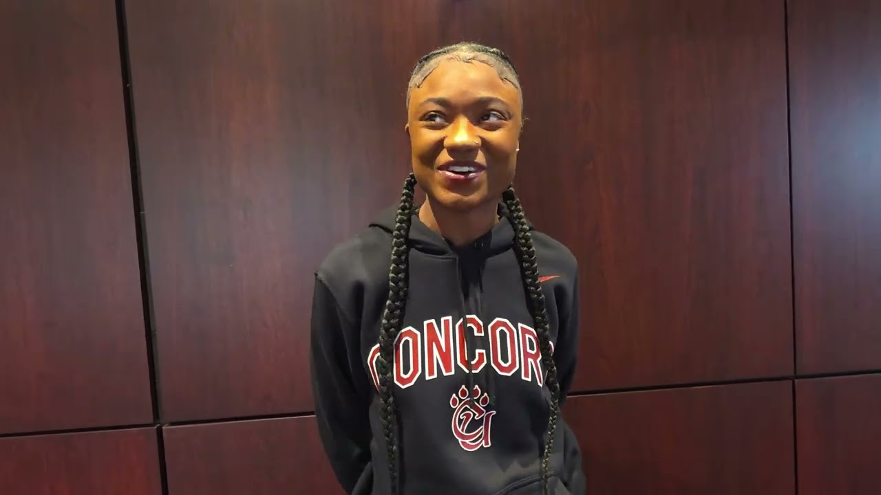 Woodrow Wilson senior Donya Burton discusses her career and signing with Concord University today