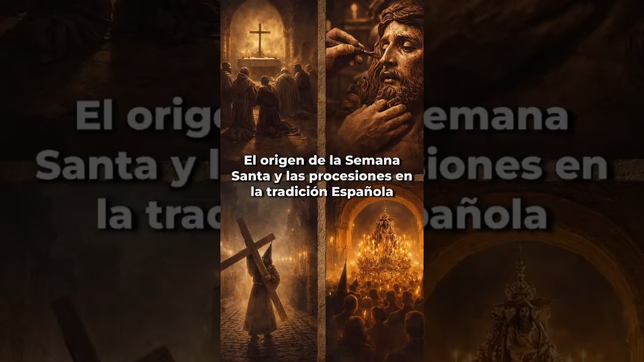 Origen de la Semana Santa en Espa&ntilde;a 🇪🇸✝️