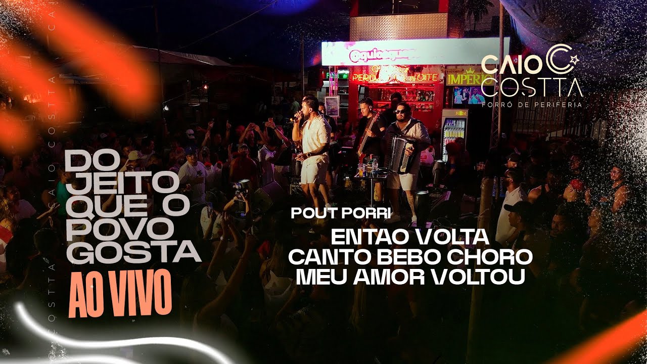 Caio Costta - Entao volta, canto bebo choro, meu amor voltou (Ao Vivo, Qk perdidos da noite - RJ)