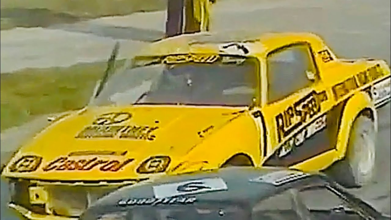 British Rallycross Championship 1980 Final Triumph TR7 V8 John Welch Tony Drummond Lydden Hill.