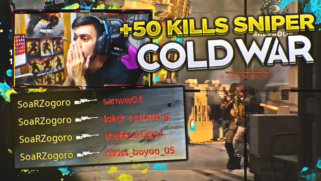 CLIPAZO a SNIPER en BLACK OPS COLD WAR *Alpha* + 50 KILLS | Zogoro