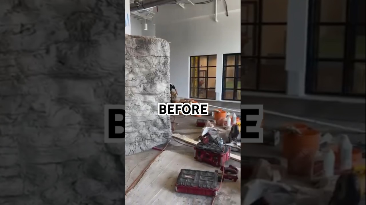 BEFORE & AFTER UNIQUE ROCK ARCH 😱 