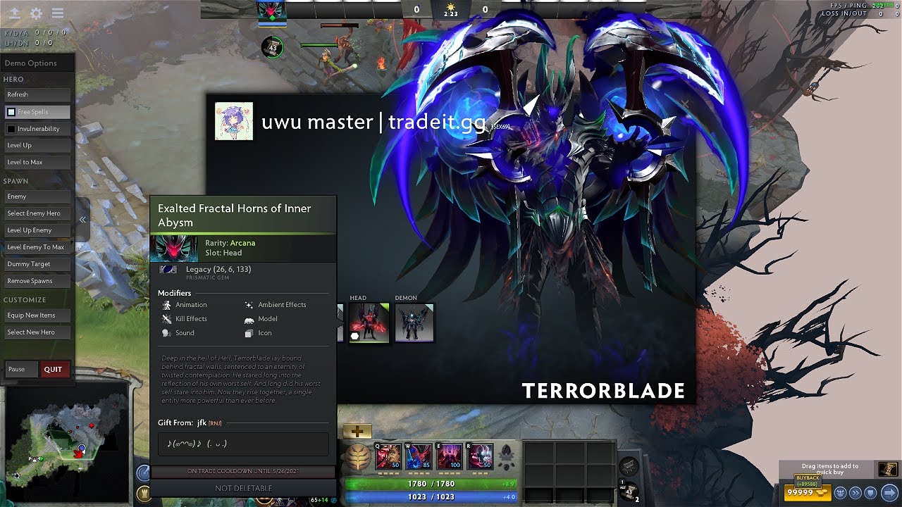 Adding Legacy Gem (26,6,133) to Exalted TB Arcana