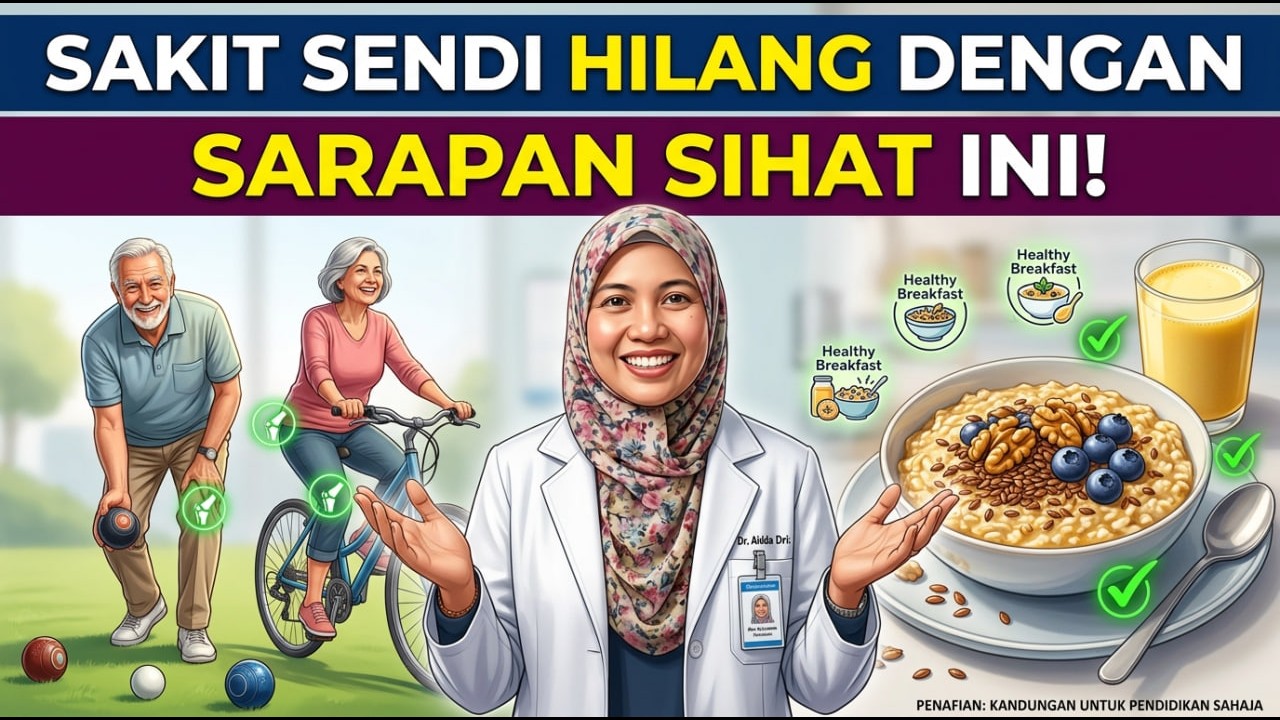 Selepas 60: Minuman Pagi Ini Membantu Melawan Keradangan & Sakit Sendi!