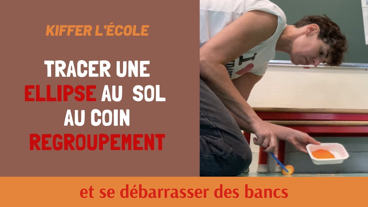 Tracer une ellipse au sol au coin regroupement