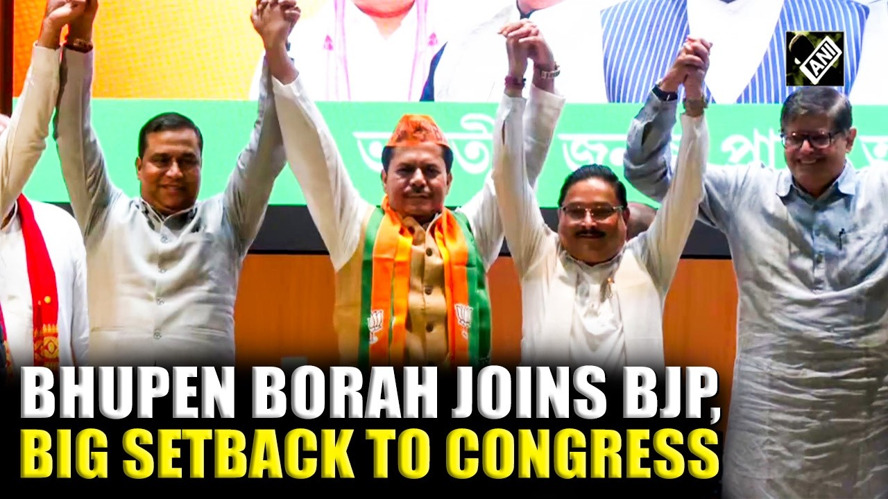 Ex-Assam Congress Chief Bhupen Borah switches to BJP, major blow to Congress ahead of assembly polls