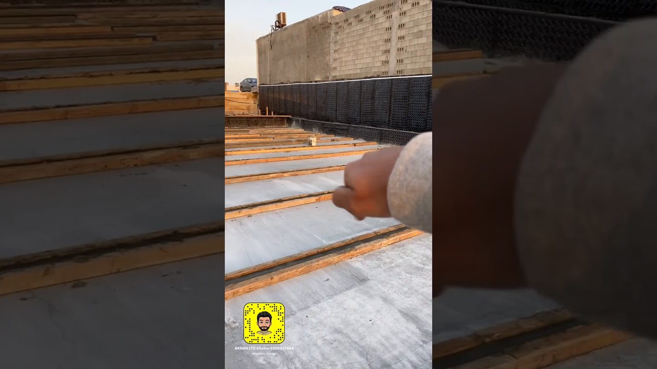 تسليح اللبشة حسب المخططات الهندسية.