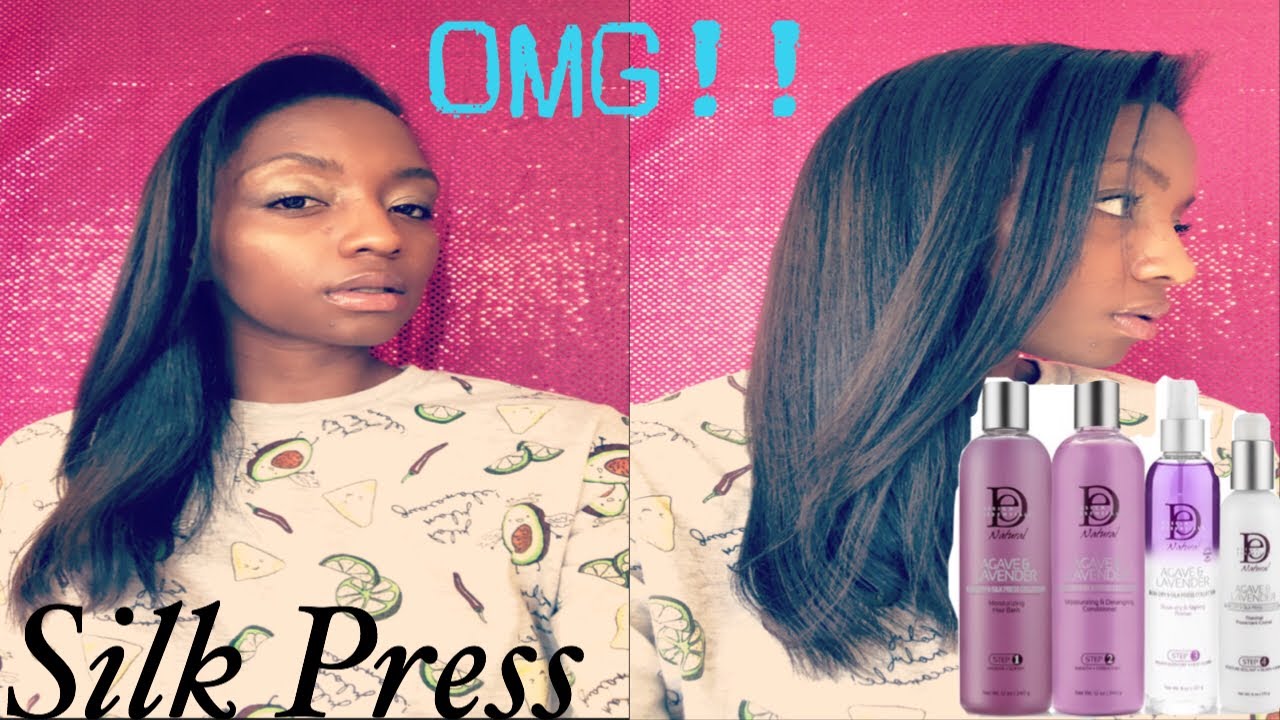 SILK PRESS | Design Essentials Agave & Lavender | MUST SEE!!!