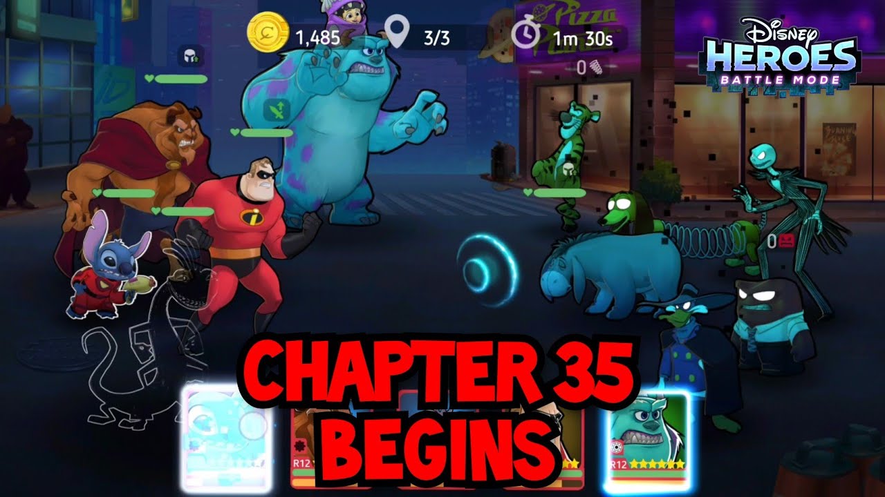 Disney Heroes Battle Mode CHAPTER 35 BEGINS PART 891 Gameplay Walkthrough - iOS / Android