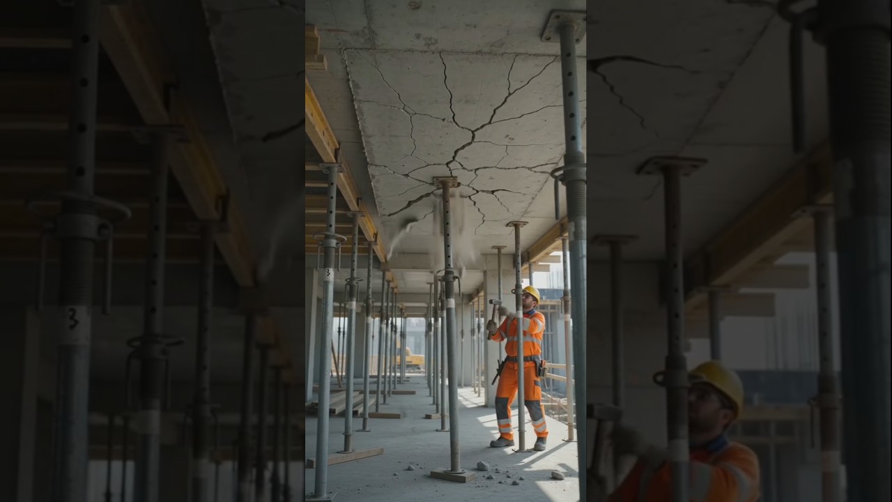 Why Buildings Collapse During Construction? 5 Deadly Mistakes! 😱 #ytshorts