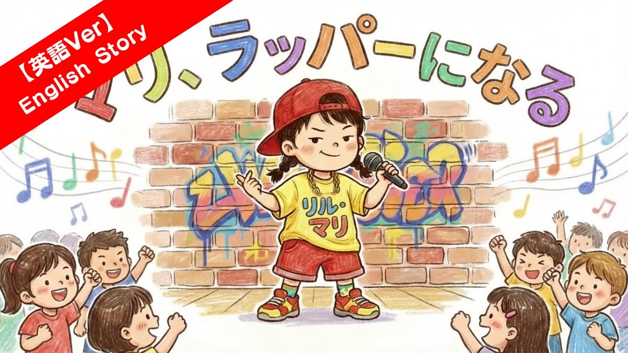 【英語絵本】5歳の女の子がラッパーに！？「Mari Becomes a Rapper」