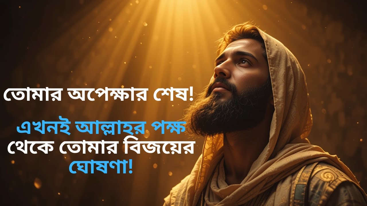 তোমার অপেক্ষার শেষ! এখনই আল্লাহর পক্ষ থেকে তোমার বিজয়ের ঘোষণা! #dua #pathtoparadise