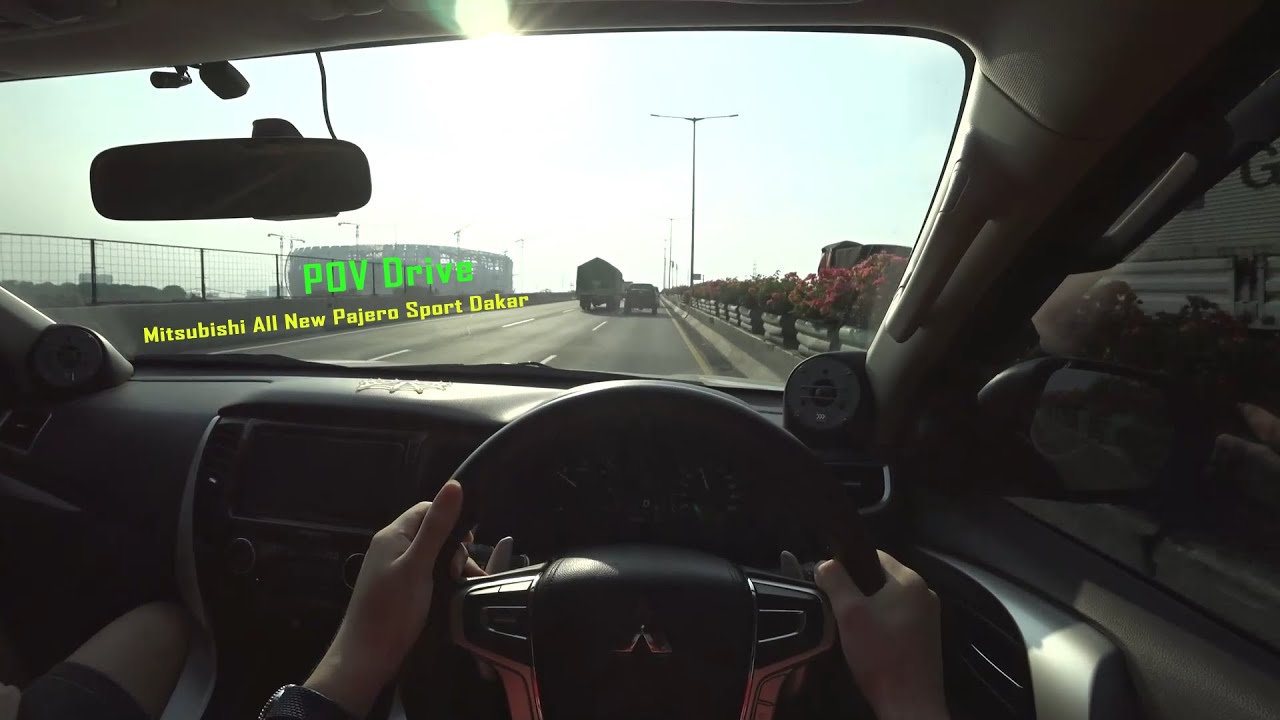 POV Driving Mitsubishi All New Pajero Sport Dakar 4n15 MIVEC / Nyetir Santai Tol Jakarta EP 1