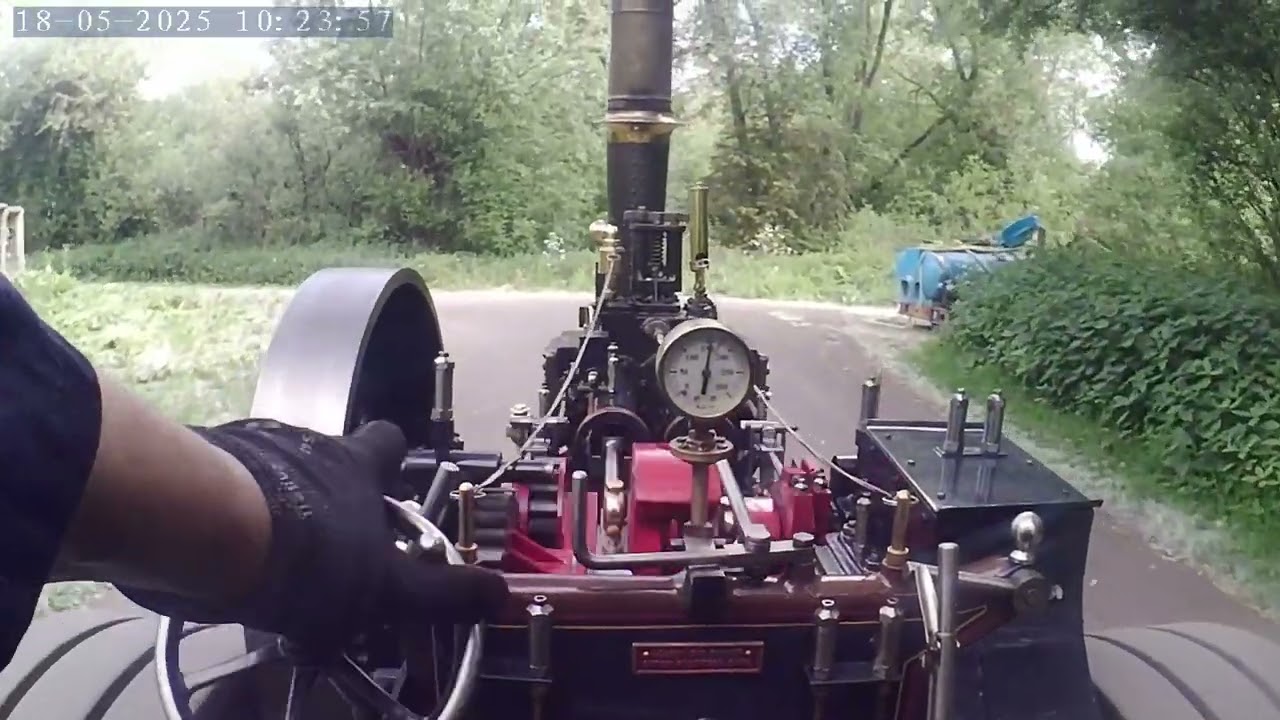 Echills Wood Miniature Traction Engine Rally 2025 Sunday morning return trip to camping area