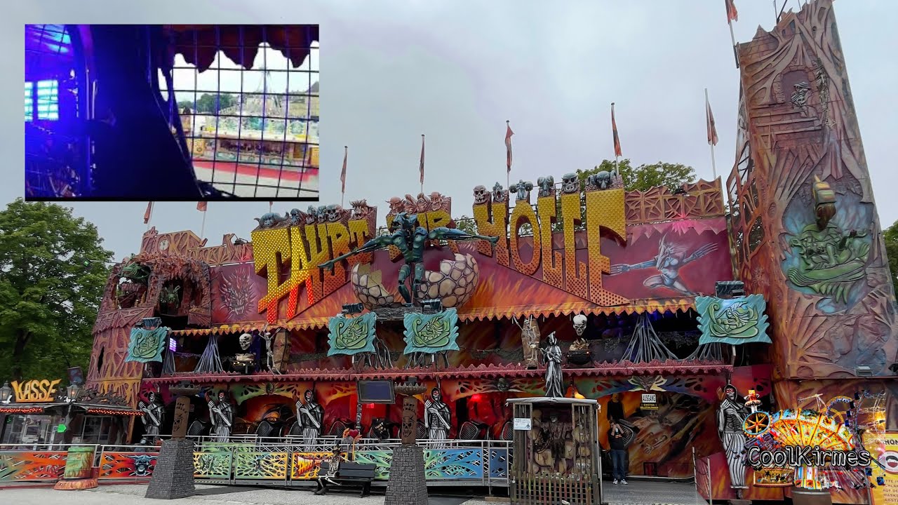 ,,Fahrt zur Hölle'' - Dom-Jollberg (Onride) | Augsburger Plärrer light 2021 - Clip by CoolKirmes