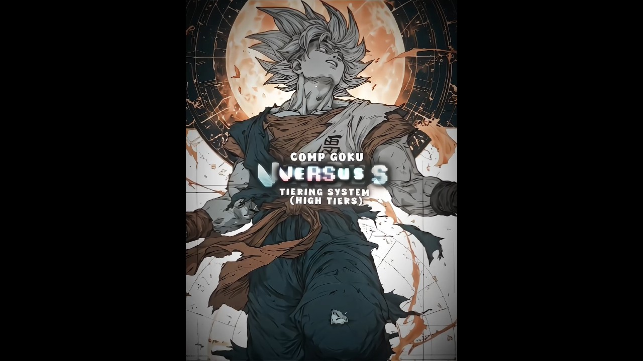 Comp Goku Vs Tiering System #goku #vegeta #gogeta #vegito #dbz #dbs #dragonball #anime #manga