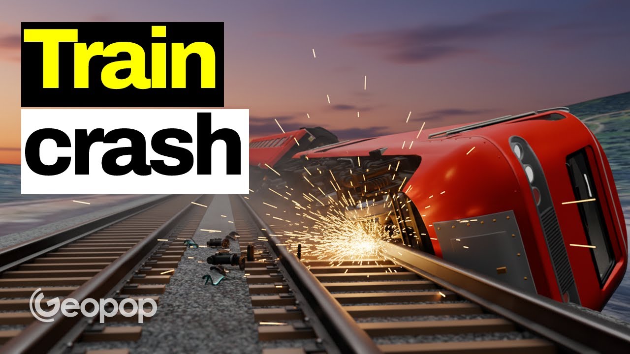 Train accident in Spain: 3D reconstruction of the train collision