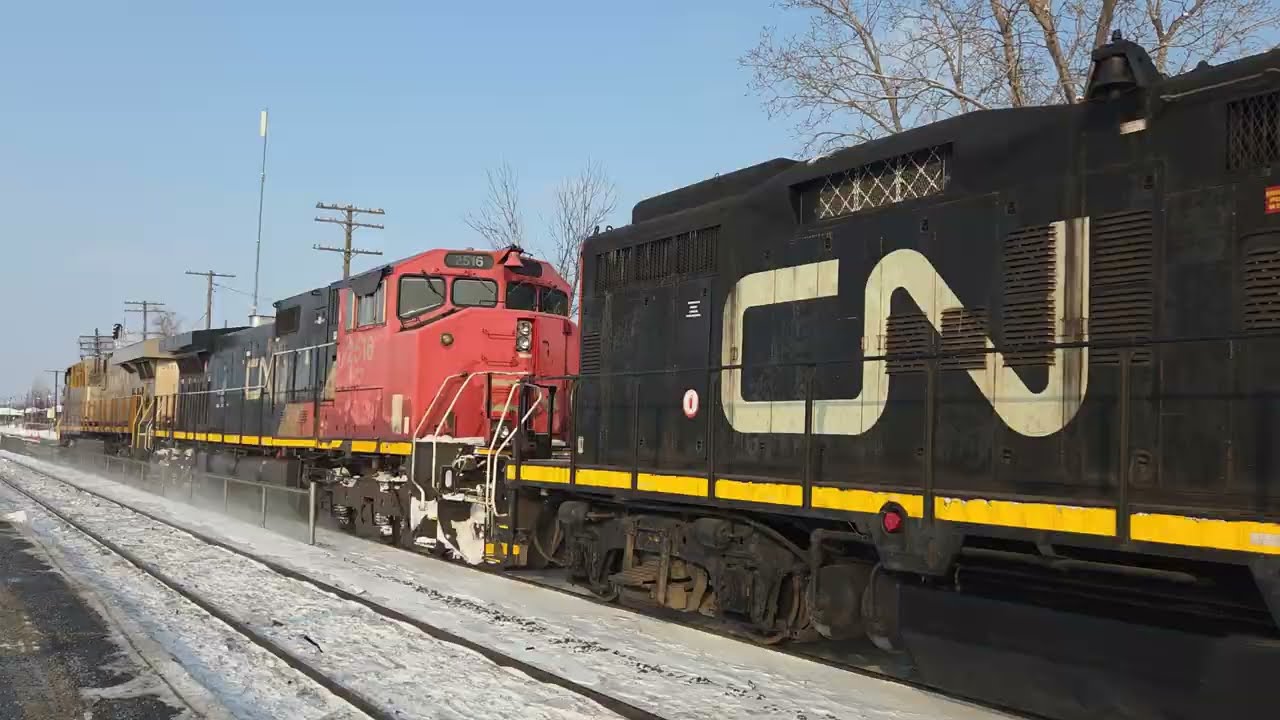 nice trio! cn 321 rolling through dorval