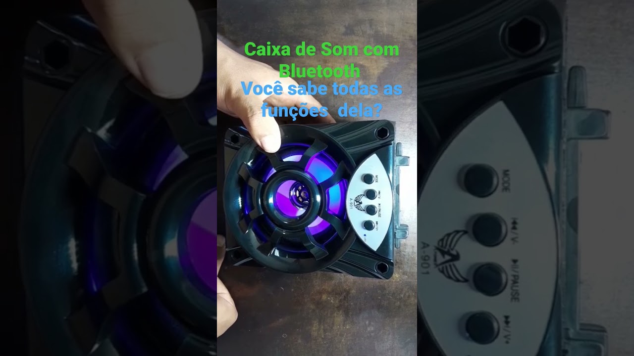Caixa de Som com Bluetooth #aprender #caixadesom #bluetooth #musica #radio #musicaboa #empreendedor