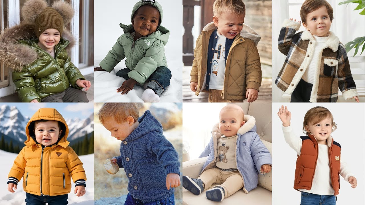 Cute Baby Boy Winter Jacket Collection 2026 | Warm & Stylish Winter Wear for Kids