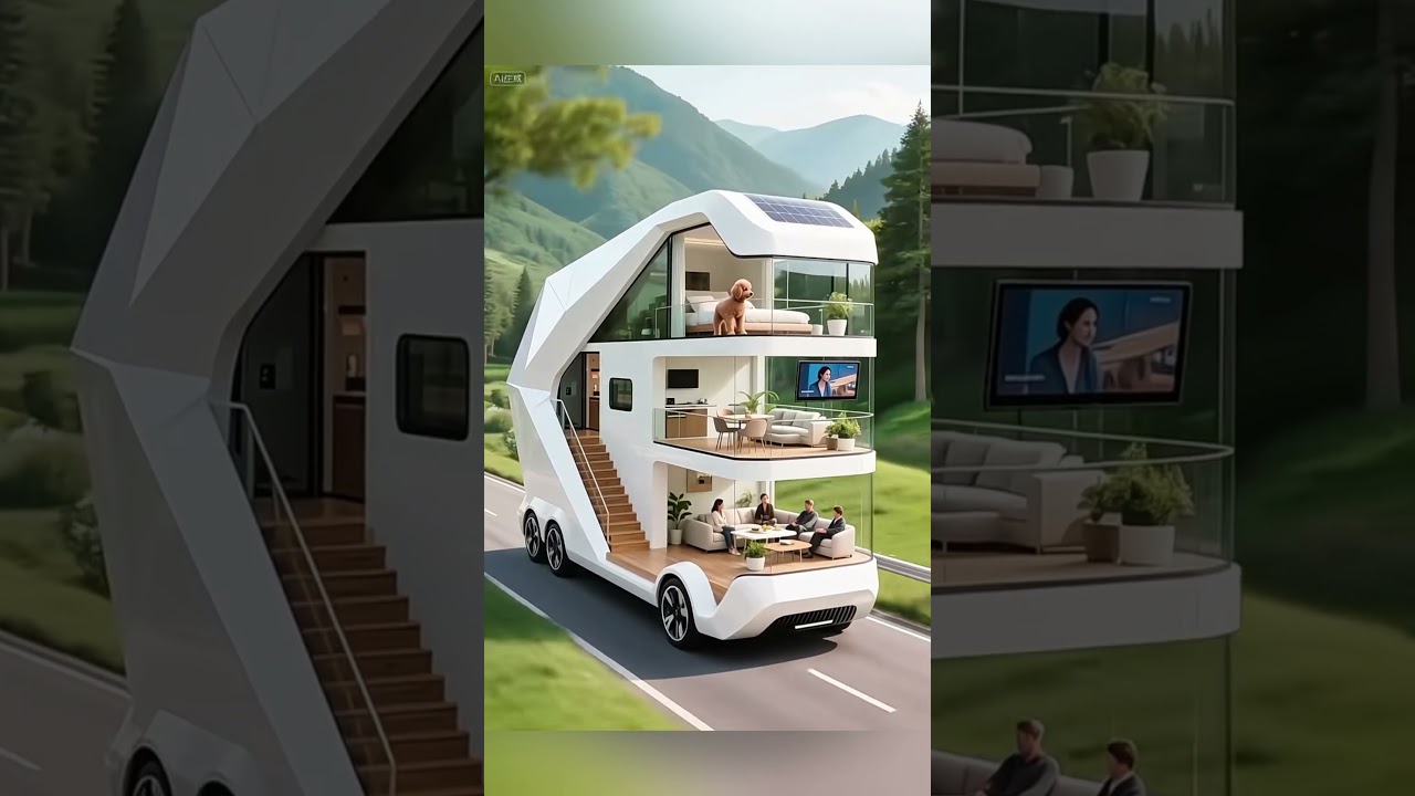 Inside the American Futuristic 3-Story RV House on Wheels Redefining U.S. Road Travel