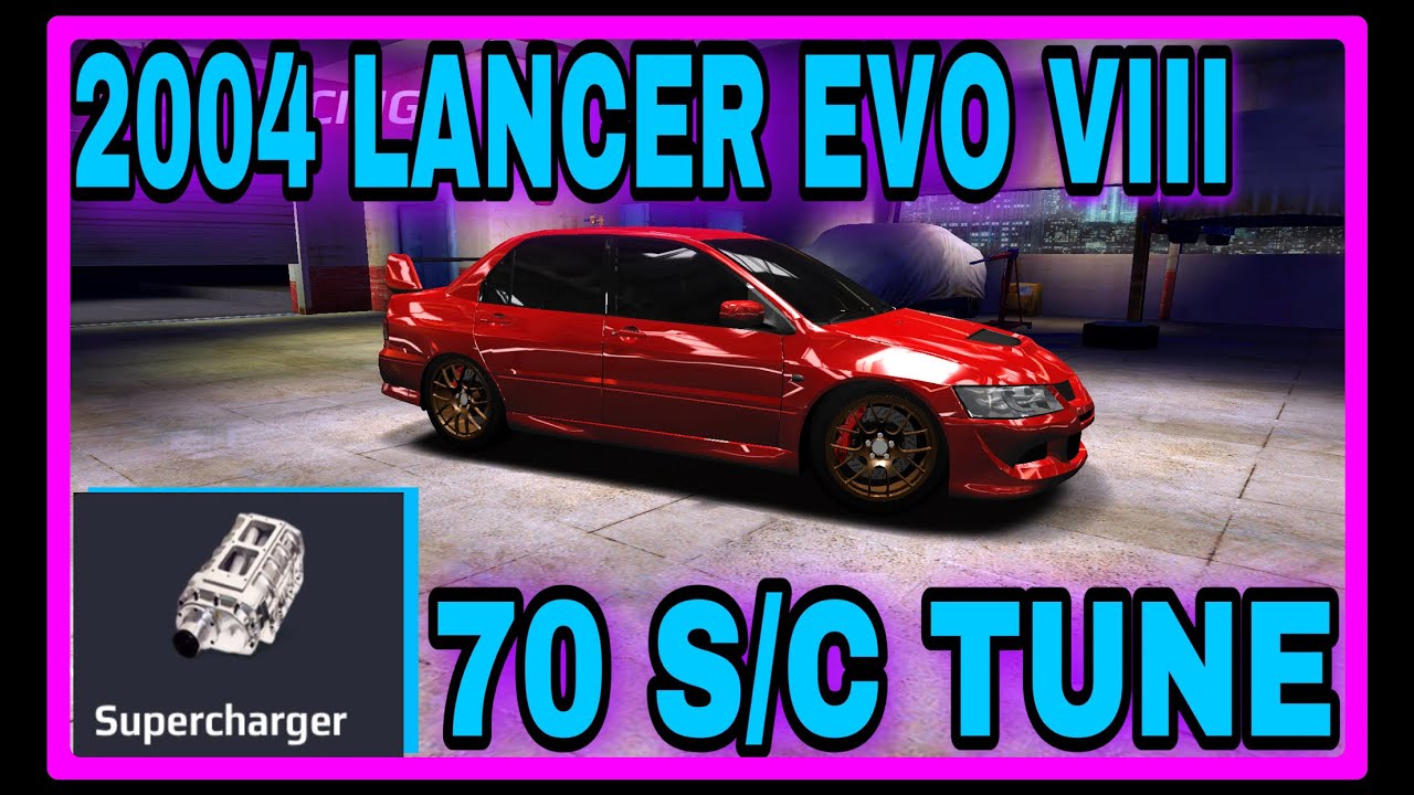 RUSH RACING 2. (( 2004 LANCER EVOLUTION VIII )) 70 TUNE. (( SUPERCHARGED ))