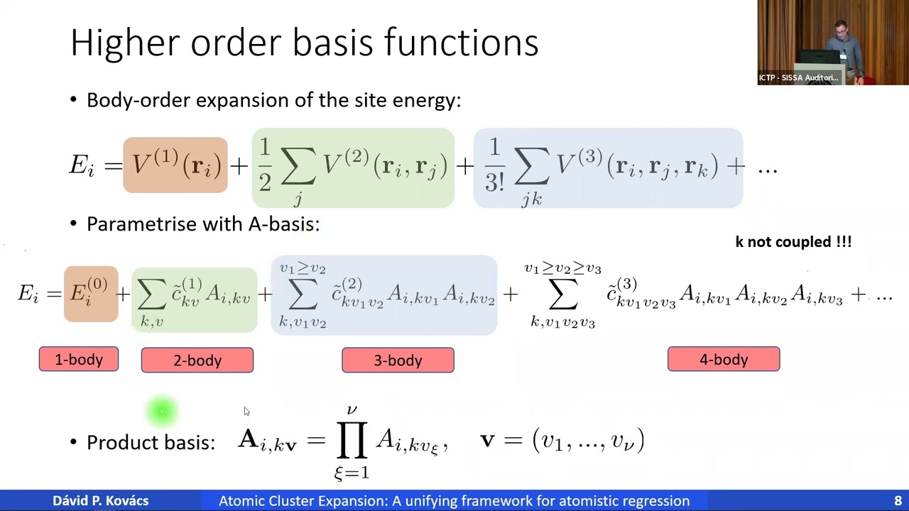 Atomic Cluster Expansion based Force Fields for Molecular Materials