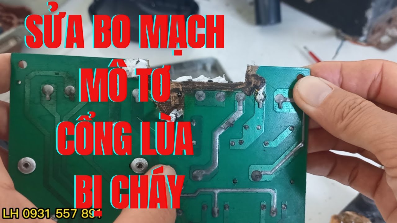 Cách sửa bo mạch mô tơ cổng lùa bị cháy, Sửa chữa mô tơ cổng lùa, Mô tơ cổng tự động vật tư xây dựng
