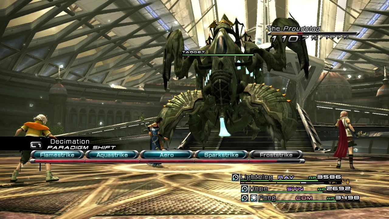 Final Fantasy XIII ps3 Pt 19, Lets finally take this big boy down