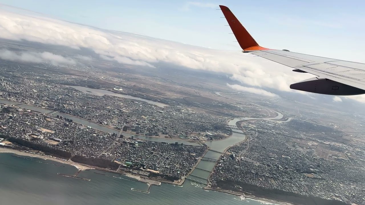 20260315 FDA504 新潟空港離陸